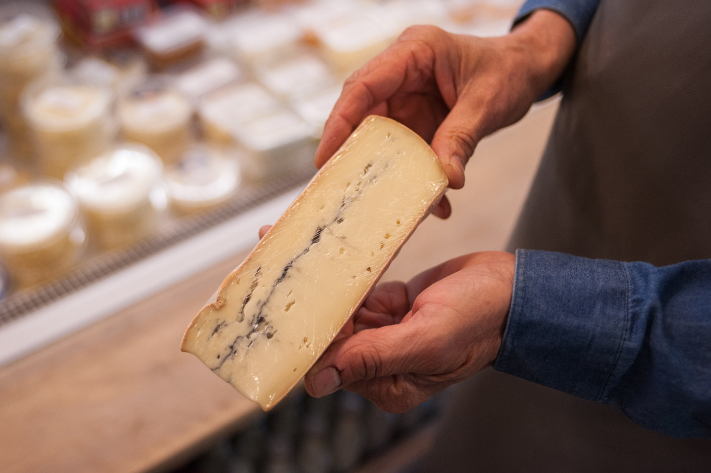 Franse morbier.